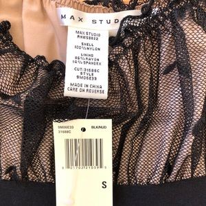 Max Studio Tops - NWT Max Studio Flattering Black Lace Blouse Max Studio Tops - NWT Max Studio Flattering Black Lace Blouse